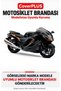 Suzuki GSX-R 1300 Hayabusa Rear Pannier-Compatible (Gray with Red Stripes) Waterproof Motorcycle Cover, with Elastic Bands and Carrying Bag - 2