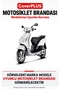 Piaggio FLY 100 Compatible Cover (Gray with Red Stripes) Waterproof Motorcycle Cover, with Elastic Bands, Includes Carrying Bag - 2
