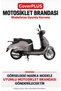 Mondial 150 Z-ONE Rear Bag-Compatible Cover (BLACK WITH RED STRIPES) Motorcycle Cover, Motorcycle Tent, Motorcycle Cover, Top Case Compatible - 2