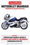 BMW K 1200 RS Rear Pannier Compatible (Gray with Red Stripes) Waterproof Motorcycle Cover, with Elastic Bands and Carrying Bag - 2