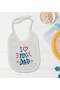 BK Kids "I Love You Dad" Design Baby Bodysuit and Bib Gift Set - Model 2, 9–12 Months - 4