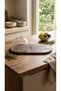 Oval Wooden Stand Cake Dome and Display Stand, Natural Wood, 23x45 - 5