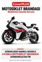 Hyosung GD 250 R Rear Bag Compatible (Gray with Red Stripes) Waterproof Motorcycle Tent Cover, with Elastic Bands and Carrying Bag - 2