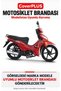 Kuba Ege 100 COMPATIBLE Cover (GRAY WITH RED TRIM) Waterproof Motorcycle Cover, with Elastic Bands, Includes Carrying Bag - 2