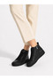 Women's Black Orthopedic Non-Slip Underlay Lace-Up Genuine Leather Boot - 7