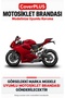 Ducati Panigale 899 Rear Pannier-Compatible (Gray with Red Stripes) Waterproof Motorcycle Cover, with Elastic Straps and Carrying Bag - 2
