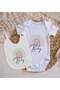 BK Kids Baby-Themed Baby Bodysuit and Bib Gift Set - Model 1, 12–18 Months - 2