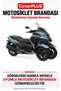 Yamaha Tricity 300 Motorcycle Cover (BLACK WITH RED STRIPES) Motorcycle Cover, Motorcycle Tent, Motorcycle Cover, Case - 2