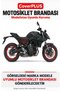 Suzuki GSX 8S Rear Pannier-Compatible (Gray with Red Stripes) Waterproof Motorcycle Tent Cover, with Elastic Straps and Carrying Bag - 2