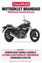 Kawasaki EL 250 Motorcycle Cover (BLACK WITH RED STRIPES) Motorcycle Cover, Motorcycle Tent, Motorcycle Cover, Case - 2