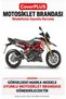 Aprilia Dorsoduro Motorcycle Cover (BLACK-RED STRIPES) Motorcycle Cover, Motorcycle Tent, Motorcycle Cover, Case - 2
