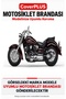Yamaha XVS 1100 Drag Star Rear Pannier-Compatible (Gray with Red Stripes) Waterproof Motorcycle Cover, with Elastic Straps and Carrying Bag - 2
