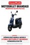 Sym Mio 50 Motorcycle Cover (BLACK WITH RED STRIPES) Motorcycle Cover, Motorcycle Tent, Motorcycle Cover, Case - 2