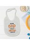 BK Kids "Dear Dad" Design Baby Bodysuit and Bib Gift Set - Model 1, 12–18 Months - 4
