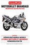 Suzuki GSX 750 F Rear Pannier-Compatible Cover (BLACK WITH RED STRIPES) Motorcycle Cover, Motorcycle Tent, Motorcycle Cover, Top Case Compatible - 2