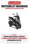 Piaggio MP3 530 Exclusive Motorcycle Cover (BLACK WITH RED STRIPES) Motorcycle Cover, Motorcycle Tent, Motorcycle Cover, Case - 2