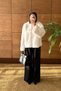 Premium Zipper-Front Plush Fur Jacket for Women: Short Cut, Wide Sleeves, Stylish Faux Fur Coat - 4