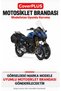 Yamaha Niken COMPATIBLE Cover (Gray with Red Stripes) Waterproof Motorcycle Cover, with Elastic Bands, Includes Carrying Bag - 2