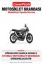 Triumph Speed Twin 1200 Motorcycle Cover (BLACK WITH RED STRIPES) Motorcycle Cover, Motorcycle Tent, Motorcycle Cover, Case - 2