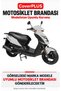 Kymco Agility 50 Rear Bag-Compatible Cover (BLACK WITH RED TRIM) Motorcycle Cover, Motorcycle Tent, Motorcycle Cover, Top Case Compatible - 2