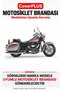 Kawasaki VN 1500 COMPATIBLE Cover (GRAY WITH RED STRIPES) Waterproof Motorcycle Cover, with Elastic Bands, Includes Carrying Bag - 2