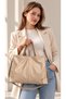 Women's Oversized Casual Clutch Bag and Shoulder Bag - 4
