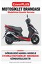 Haojue HJ 125T-10 Rear Bag Compatible (Gray with Red Stripes) Waterproof Motorcycle Tent Cover, with Elastic Bands and Carrying Bag - 2