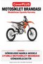 KTM 350 SXF Motorcycle Cover (BLACK-RED STRIPES) Motorcycle Cover, Motorcycle Tent, Motorcycle Cover, Case - 2
