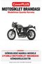 Triumph Street Cup Motorcycle Cover (BLACK-RED STRIPES) Motorcycle Cover, Motorcycle Tent, Motorcycle Cover, Case - 2