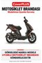 Piaggio NRG Power 50 Motorcycle Cover (BLACK WITH RED STRIPES) Motorcycle Cover, Motorcycle Tent, Motorcycle Cover, Case - 2