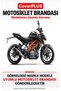 KTM 390 Duke COMPATIBLE Cover (Gray with Red Stripes) Waterproof Motorcycle Cover, with Elastic Bands, Includes Carrying Bag - 2