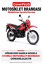 Kanuni Cross 150 Rear Bag-Compatible Cover (BLACK WITH RED TRIM) Motorcycle Cover, Motorcycle Tent, Motorcycle Cover, Top Case Compatible - 2