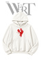 Slipknot "Faces" Pre-Printed White Hooded Sweatshirt (2-Ply)