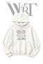 Swim Bike Run Pre-Printed White Hooded Sweatshirt (2-Ply)