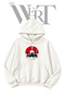 Rock Band Vinyl Pre-Printed White Hooded Sweatshirt (2-Ply)
