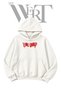 "You Died" Unprinted White Hooded Sweatshirt (2-Ply)