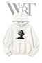 "The Human Mind" Unprinted White Hooded Sweatshirt (2-Ply)