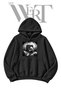Einstein DJ Unprinted Black Hooded Sweatshirt (2-Ply)