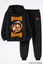 OSCAR PİASTRİ NEW SEASON PRINTED 3-PLY QUALITY SWEATSHIRT AND SWEATPANTS KIDS' SET