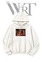 Spaghetti Insect Pre-Printed White Hooded Sweatshirt (2-Ply)