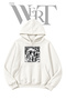 Witches Sabbath Unprinted White Hooded Sweatshirt (2-Ply)