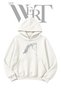 Roaring Bear Pre-Printed White Hooded Sweatshirt (2-Ply)