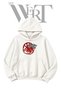 Targaryen Stark Pre-Printed White Hooded Sweatshirt (2-Ply)