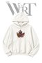 Akcaagac Hali Pre-Printed White Hooded Sweatshirt (2-Ply)