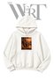 Knight Kitten_1 Pre-Printed White Hooded Sweatshirt (2-Ply)