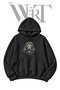 Lion Barbell Pre-Printed Black Hooded Sweatshirt (2-Ply)