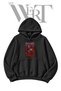 Akaza Demon Slayer Pre-Printed Black Hooded Sweatshirt (2-Ply)