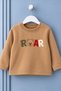 BOY'S 3-PIECE SET: QUILTED JACKET, SWEATSHIRT WITH BEAR DETAILS, AND SWEATPANTS - 3