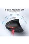 Ergonomic Mouse, Wireless Bluetooth Vertical Mouse, 4800 DPI Optical Tracking, 6 Adjustable - 4