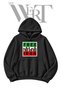 Free Iran Pre-Printed Black Hooded Sweatshirt (2-Ply)